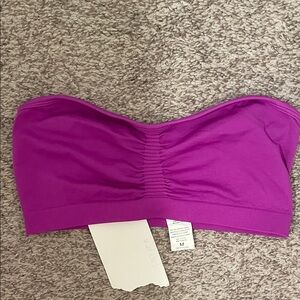 Fabletics Magenta Bandeau bralette top medium nwt